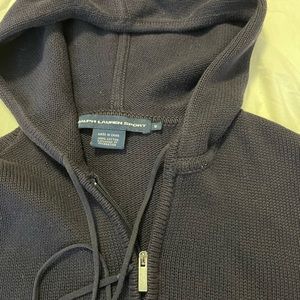 Ralph Lauren Navy blue Full Zip up hoodie jacket